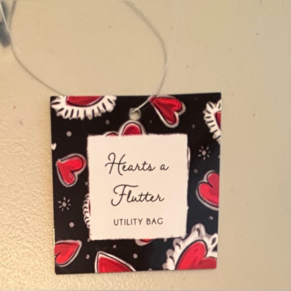 BRIGHTON | Hearts A Flutter utility bag. - Picture 8 of 16